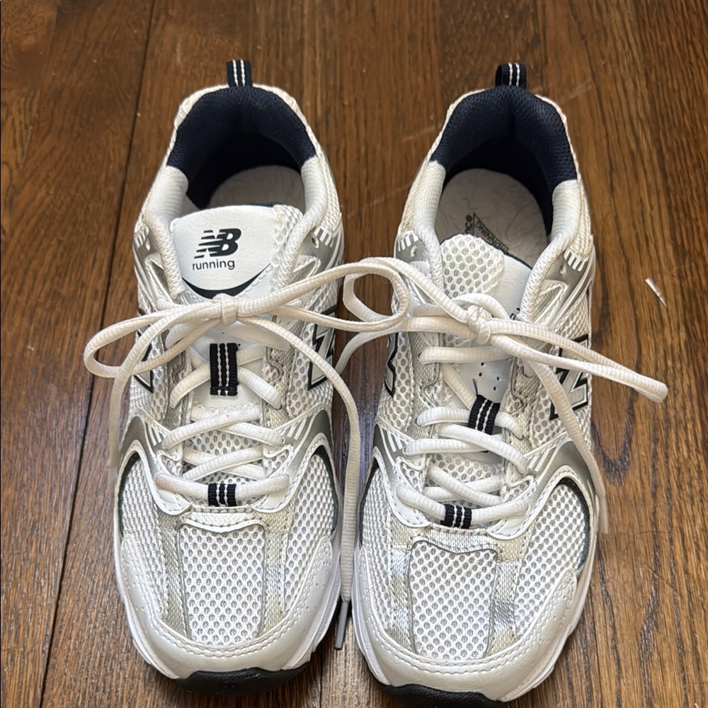 New Balance 530 white indigo silver